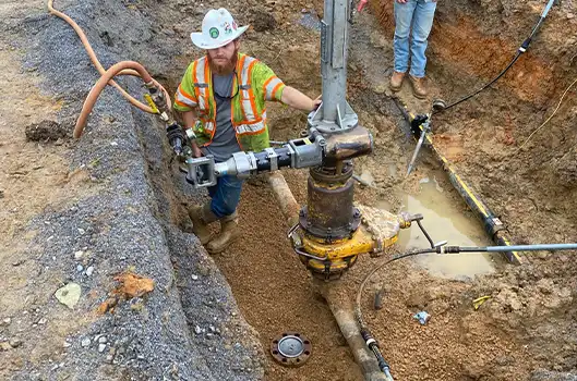 About Barnard EMC Inc hot tapping line